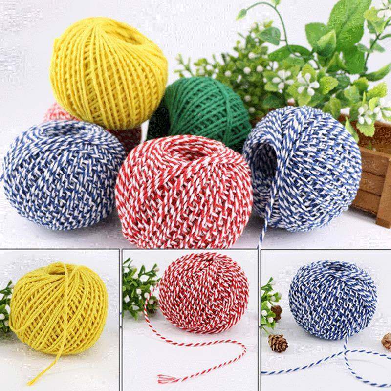 2源头厂家子现货整箱08股1.5m001多颜色可选包粽棉绳DImY棉线