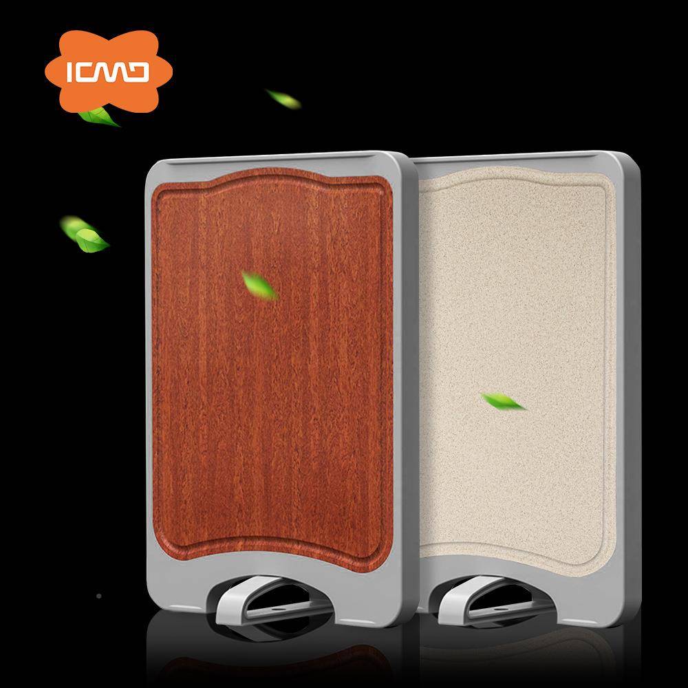 厂家直销客满多砧板檀可立乌木谷纤维双面复板合菜水切辅可立式乌