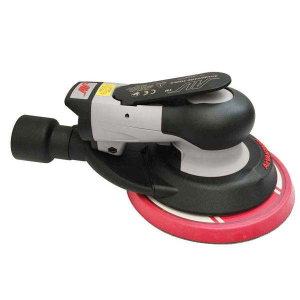 国A-XCP206-VC1V5气动中砂纸机6寸央吸美尘抛光410机气动打磨机