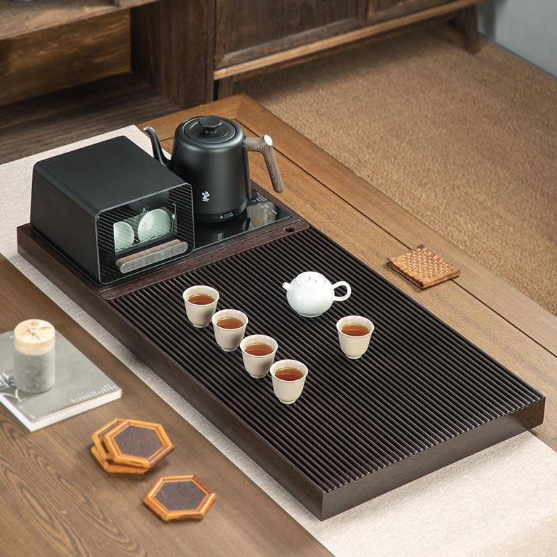 电木茶盘用海套全自9-0921动一体装茶茶台简约胶家木茶托盘三界茶