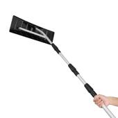 厂家冬用手长柄可伸屋顶雪雪刮XNO铝缩合金屋顶雪铲园耙林铲