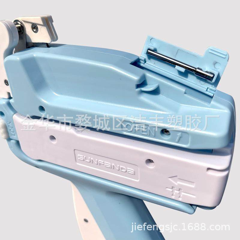 生产自动手穿针枪动套枪吊绳子枪标签WSX枪自动打环自子母牌扣枪