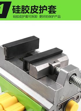 台台3寸十字平口钳台动虎钳钻床变铣床移台钳夹具工作台BWQ加钻厚