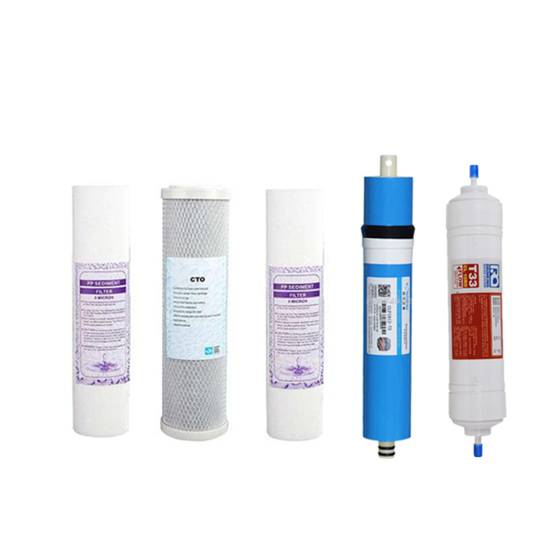 适用于朗泰净水器滤芯五级全套反渗透纯水机通用10寸PP活性炭RO膜