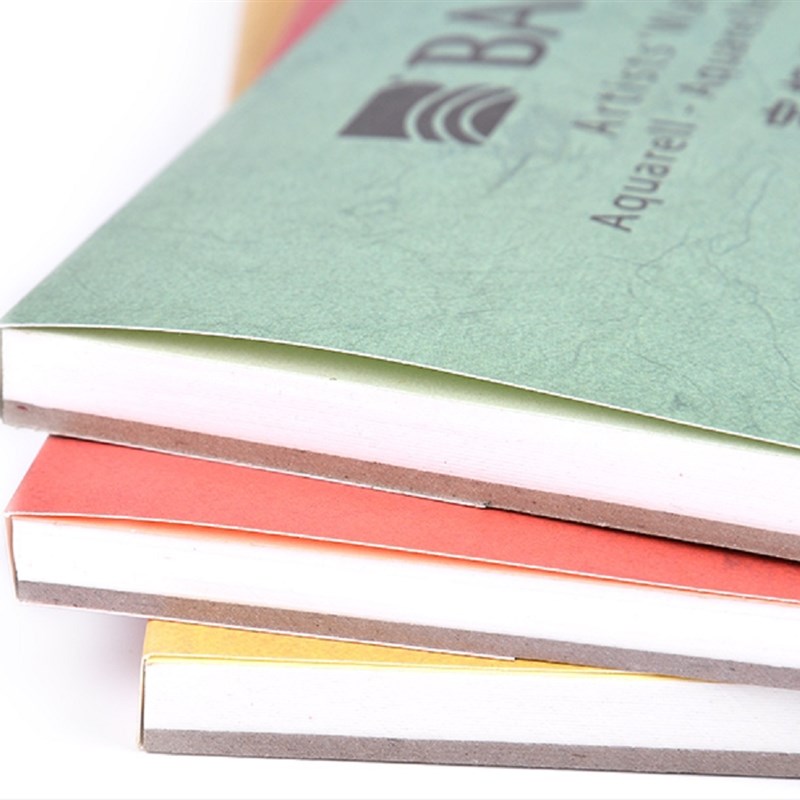 宝虹水彩本【艺术家级】纯棉浆300g水彩纸16K大8开4K粗纹中粗细纹