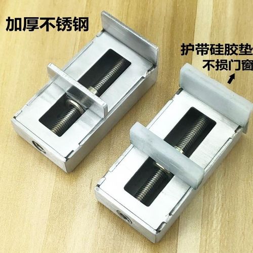 窗台阳台门锁防盗玻璃推拉门锁朔婴幼儿逃生不锈钢纱窗室内神器