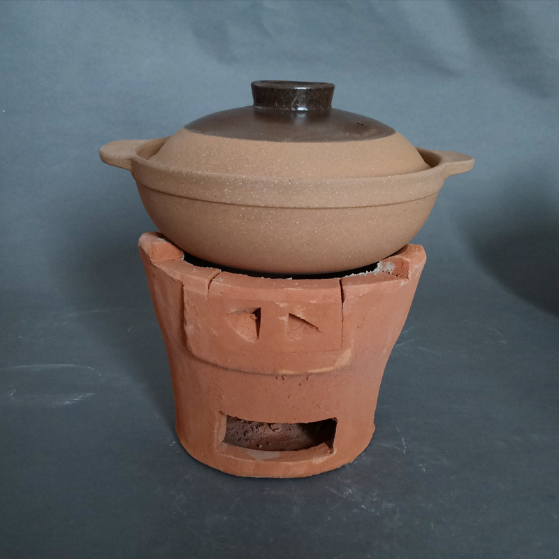红泥炭炉活砂陶土砂锅明火老式砂锅煲仔饭干烧煲汤炖锅干烧不裂