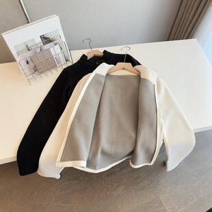 保暖百搭内胆外套 显瘦短款 酒窝家 秋冬保暖聚温石墨烯卫衣修身