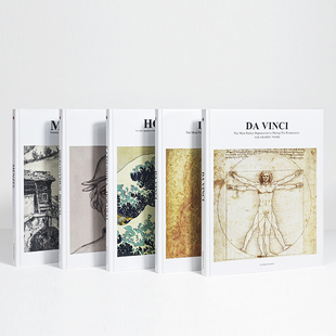 熙思装饰摆件书艺术道具精装封套书柜玄关家具样板房间酒店装饰书