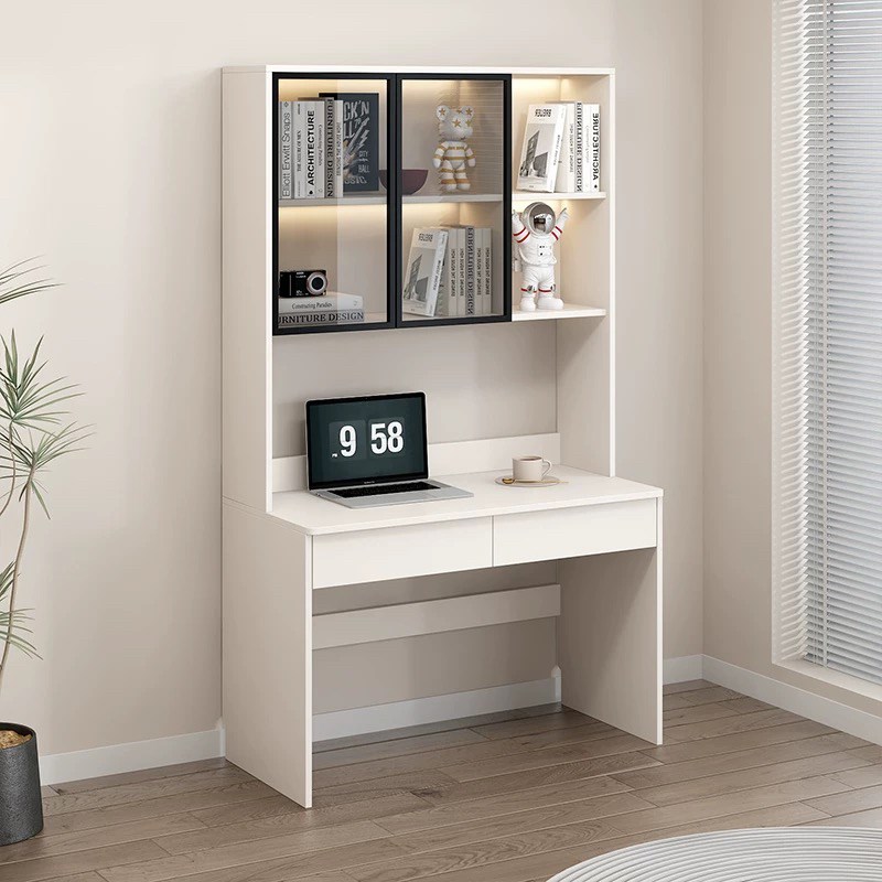 实木电脑桌小型家用办公桌单人儿童卧室轻奢书桌成人学习桌包安装