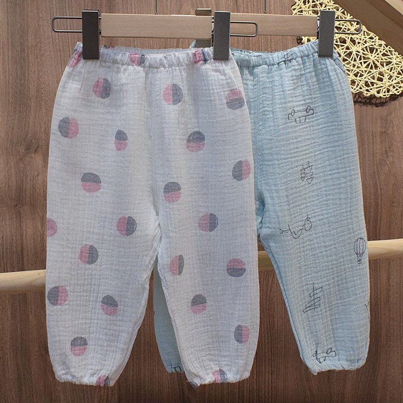 木木乐婴儿裤子夏薄款宝宝防蚊裤纯棉纱布长裤男童女童家居裤睡裤,童装/婴儿装/亲子装,家居裤/睡裤,淘宝优惠券,粉丝福利购,淘宝优惠卷