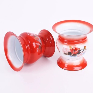 【赠运费险】送盖子搪瓷痰盂搪瓷坐便桶儿童痰盂尿盆起夜桶婚庆