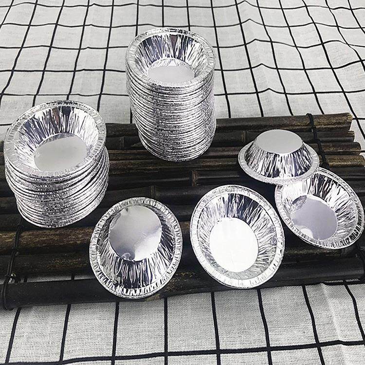 厂家直销铝箔蛋挞底托蛋挞模具蒸烘焙模具