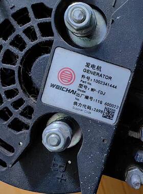 潍柴WP-FDJ船用发电机1002341444发电机Avi128E3004-E充电机24V