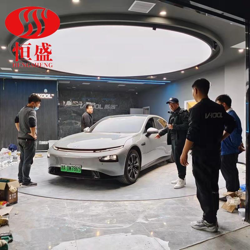 汽车转台影棚摄影拍摄旋转台车库汽车调头旋转台车展厅旋转车台