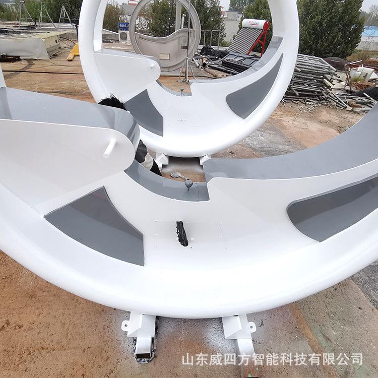 脚踏车互动喷泉单车喷泉自行车式发电喷水装置户外多功能水车