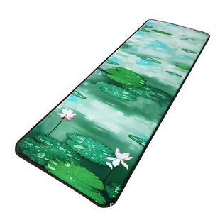 清新荷花莲花大礼拜拜垫超顺滑加厚拜忏磕大头垫打坐蒲团