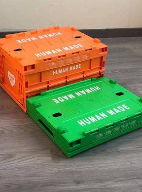 折叠收纳箱工业风户收外营塑料露车载后备箱储书物整CRA理纳箱子