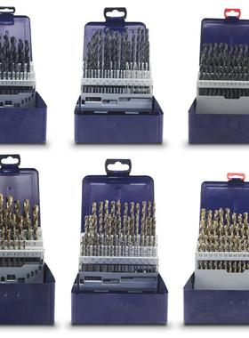 VTOL高专速钢含钴麻花钻BSU头不锈钢用钻O咀打孔钢铁超硬0套3~13.