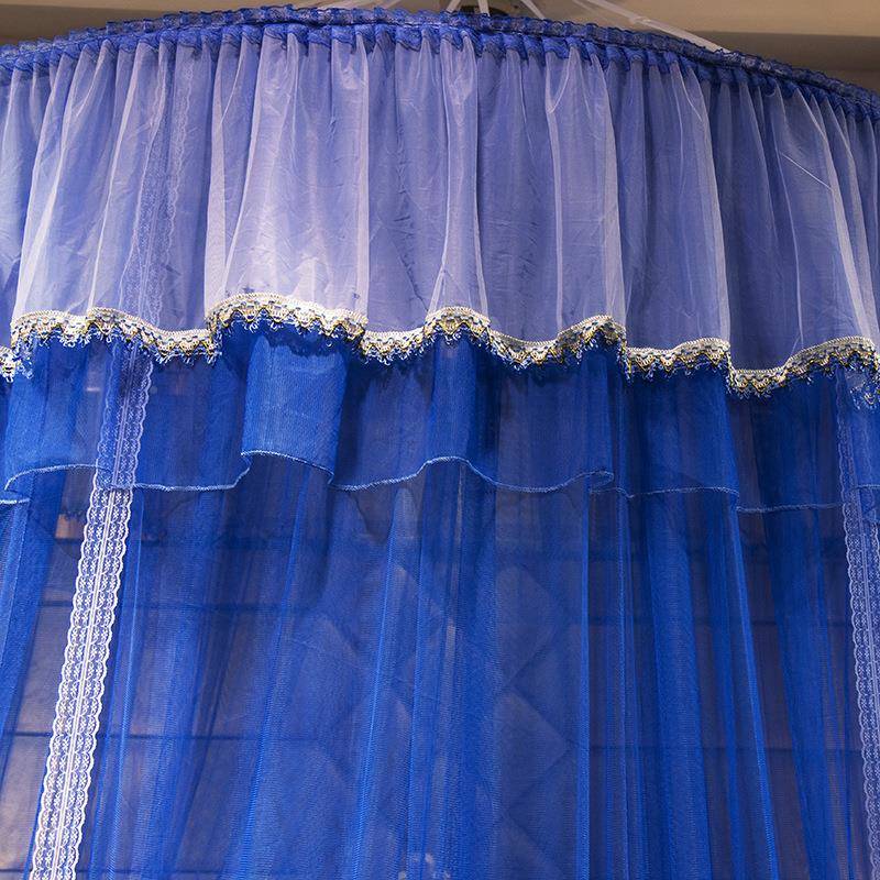 5厂家直销公主床幔1434.米直径大圆顶吊吊顶帐单开门落地蚊式挂圆