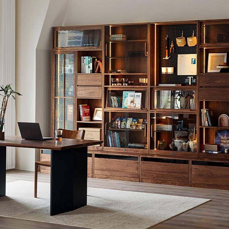 北美黑柜胡桃木满YXY书一体整墙柜到顶复古组合书卡座客厅展示柜,鲜花速递/花卉仿真/绿植园艺,其它园艺用品,淘宝优惠券,粉丝福利购,淘宝优惠卷