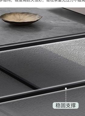 茶客厅用小几户型茶WHL台简约代小桌子简易现出租家屋边几岩板色B