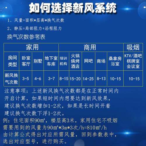 单向流新顶风换气机镀机锌新板风换气机静音风机新风风PM2.5440吊
