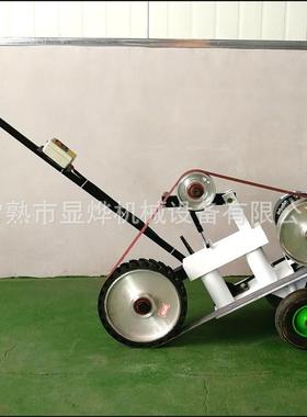 手推车手砂轮机大功率车移推焊缝打磨抛光打动磨机平板砂带机STSD