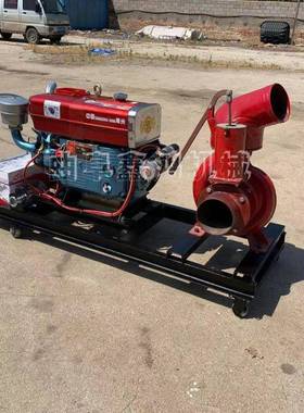 园林抗汽油旱抽水IJM泵风冷型油抽水4寸手推泵柴式高扬程离心泵2