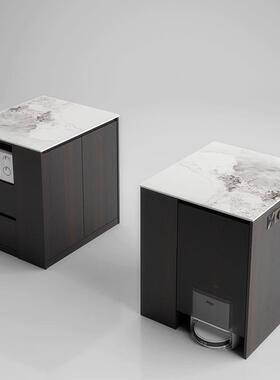 岩个板IOK单独中岛头开放式厨房吧台新多功能伸缩餐桌台倒导台简