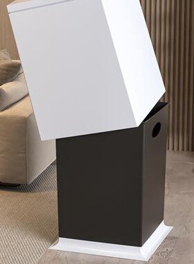 方形垃圾桶款卫生轻间厕所专用DUM202新高颜值按压式家用5客厅奢