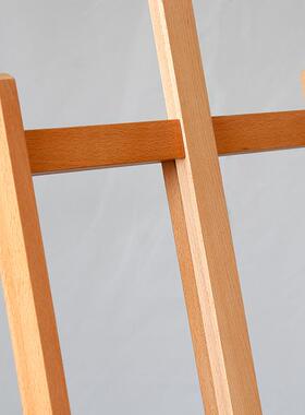 抽式画架可折叠榉ZKE木材质成节人童家用可调素描写生水儿彩屉油