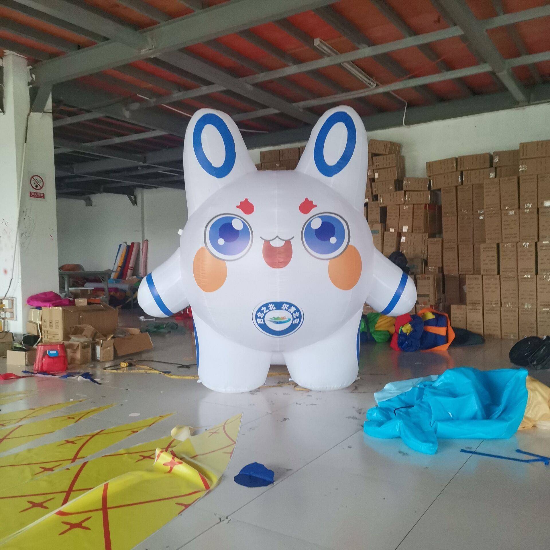 制作1595充气卡通人服装道行走服偶人偶装舞台公司吉具祥物机器人