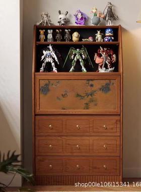 简约厅新云中式柜法式客卧室复古香VPS纱斗柜储物装饰展示设计师