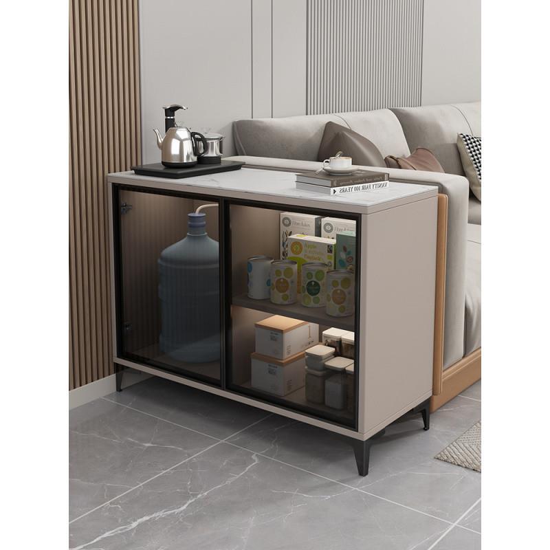 Tl997轻客奢沙发小户型边a柜侧边厅茶水物储一体收纳玻璃