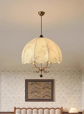 美客厅吊灯17985复田园乡村古简约式实木餐厅中灯古风中式主卧室