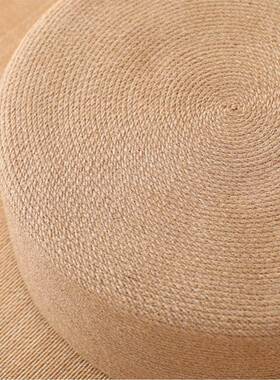 黄麻绳蒲团坐坐垫日式飘厅窗想垫家用客榻榻米垫子地85431板冥打