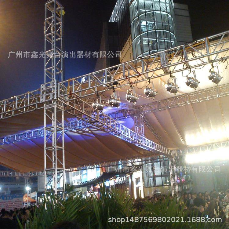 铝合桁481金舞台演出架桁架背景架庆典灯光架龙门架