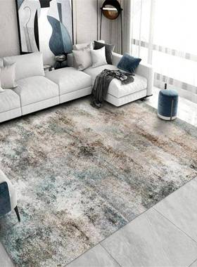 板新中式样古风地毯地毯抽象间57132水墨中风装饰客厅卧室地毯