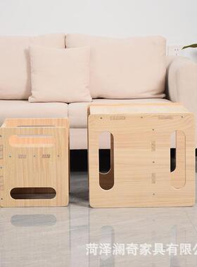 现货木质儿童板凳幼儿宝宝学习椅吃靠饭FYY椅扶手背学座脚生踏垫