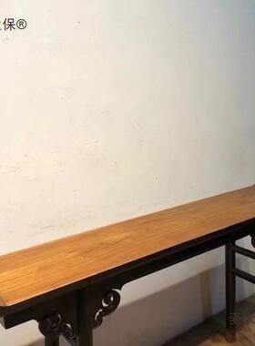 古董老家具老木式玄UIK关柜子老箱件子旧中堂榆装饰道具摆民俗麦