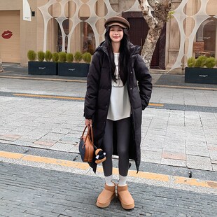 鲜泰2025中戏长款羽绒服男女防水蓄热加厚防风速热防静电过膝秋冬