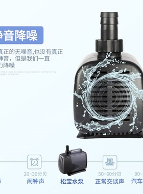 SEBO松宝潜水泵抽水用0.8米下滤鱼缸过滤泵WP4000底滤循环潜水泵