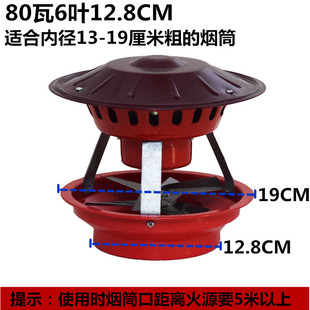 引风机家用烟筒抽风机民用烟囱排烟机农村火炕炉子倒烟排烟吸烟机