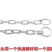 宠物P链 比赛蛇链颈炼颈圈 狗炼子304不锈钢P链 大中小型 包邮