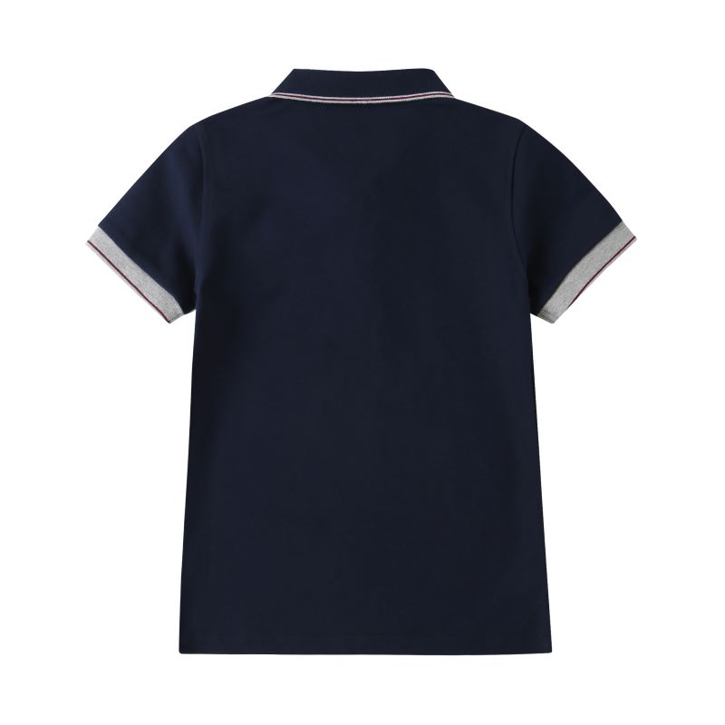 英伦风中小学儿童枣红藏青夏季短袖短裤T恤   华工附小校服16T048