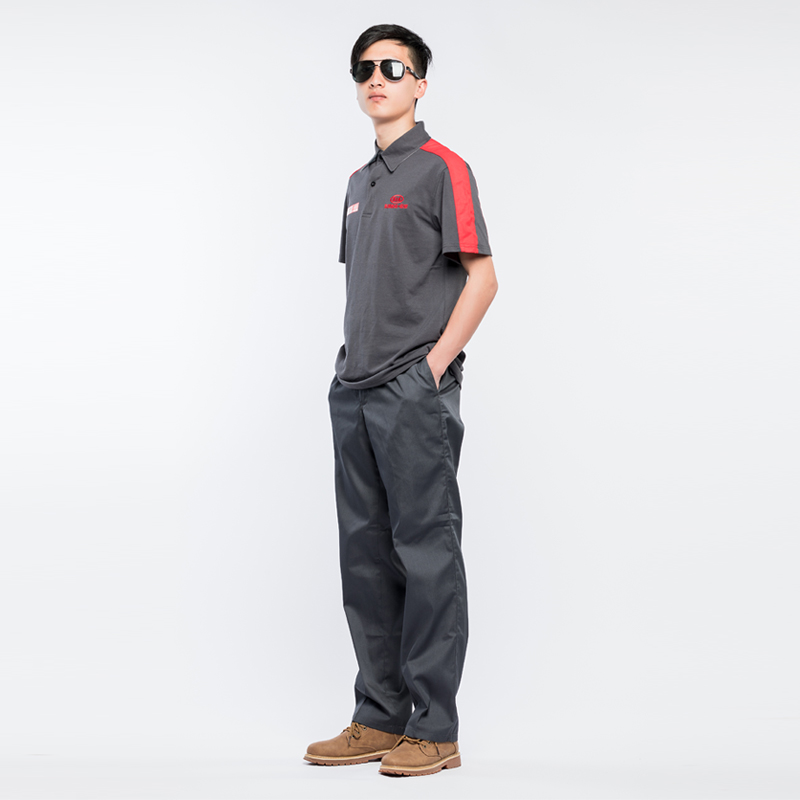 悦达起亚4s店短袖工作服售后车间工装套装定制技师维修机修汽修服