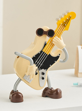创意吉他小提琴八音盒音乐盒办公室桌面装饰摆件学生儿童生日礼物