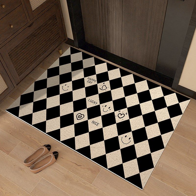 丝圈进门地垫入户门垫家用抗污耐脏脚垫大门口防滑玄关可剪裁地毯,居家布艺,入户地垫,淘宝优惠券,粉丝福利购,淘宝优惠卷