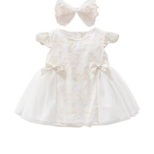 新生儿衣服纯棉婴儿裙子0-1岁夏季女宝宝连衣裙满月百天公主裙 薄